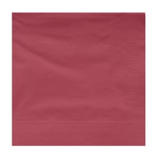 Servilleta Papel Cenefa Burdeos 40x40cm (50 Uds)