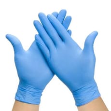 Guantes de Nitrilo Sin Talco Azul Talla S AQL 1.5 (100 Uds)