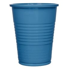 Vaso de Plastico PS Azul Oscuro 200ml Ø7cm (50 Uds)