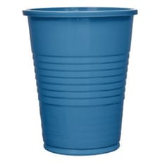 Vaso de Plastico PS Azul Oscuro 200ml Ø7cm (50 Uds)