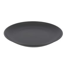 Plato Reutilizable Durable PP Mineral Antracita Ø23,5cm (6 Uds)