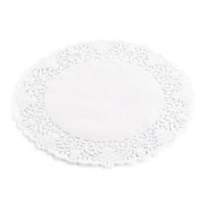 Rodal de Papel Calado Blanco Litos Ø160mm (250 Uds)