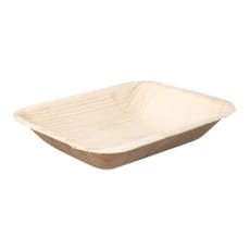 Bandeja Rectangular Hoja de Palma 16x12,5x3cm (25 Uds)