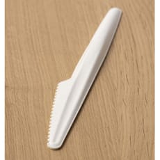 Cuchillo de Papel Blanco 17cm (50 Uds)