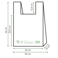 Bolsa Camiseta Home Compost “Classic” 35x45cm (100 Uds)