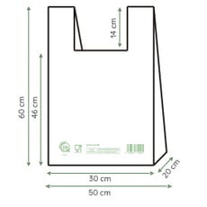 Bolsa Camiseta Home Compost “Classic” 50x60cm (100 Uds)