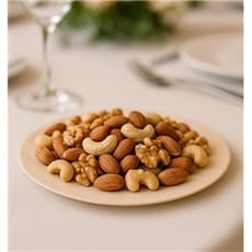 Plato de Madera Redondo Ø15,5cm (50 Uds)