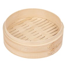 Vaporera de Bambú Maxi Ø20x6cm (4 Uds)