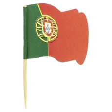 Pinchos Banderita "Portugal" 65mm (144 Uds)