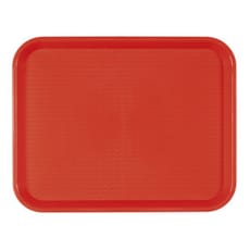 Bandeja de Plastico Fast Food Roja 30,4x41,4cm (1 Ud)