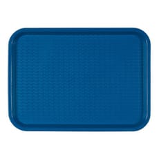 Bandeja de Plastico Fast Food Azul 27,5x35,5cm (1 Uds)