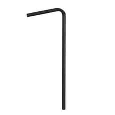 Pajita Flexible Papel Negra Ø6mm 23cm (250 Uds)