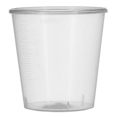 Vaso de Plastico Graduado PP Transp. 35 ml (50 Uds)