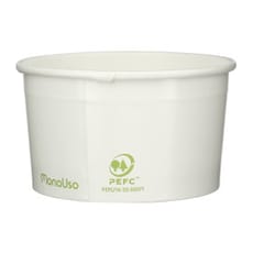 Tarrina de Cartón para Helados Ecológica 100ml (65 Uds)