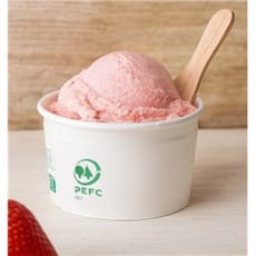 Tarrina de Cartón para Helados Ecológica 100ml (65 Uds)