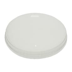 Tapa Travel con Agujero de Papel Blanca Ø9cm (100 Uds)