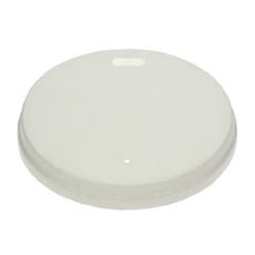 Tapa Travel con Agujero de Papel Blanca Ø8cm (100 Uds) 