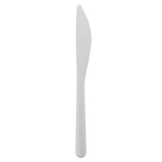 Cuchillo Reutilizable PP Mineral “Hércules” Blanco 185mm (50 Uds)