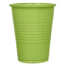 Vaso de Plástico PS Verde Lima 200ml Ø7cm (50 Uds)