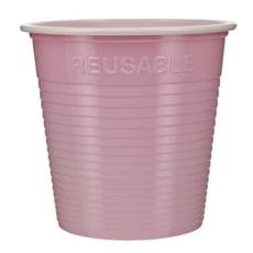Vaso Reutilizable Económico PS Bicolor Rosa 230ml (30 Uds)