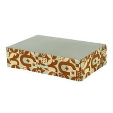 Caja para Dulces Menta Chocolate 17x11,5x4,3cm (100 Uds)