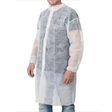 Bata Visita TST PP con Velcro y Sin Bolsillo Blanco XL 25gr (1 Ud)