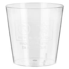Vaso Plástico Chupito Moon PS Cristal 40ml (50 Uds)