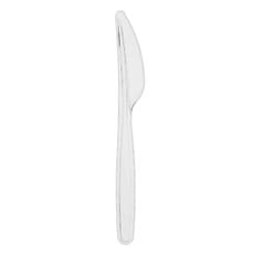 Cuchillo de Plástico PS Reutilizable Transparente 18cm (50 Uds)