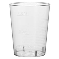 Vaso Inyectado Transparente PS 40 ml (50 Uds)