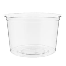 Tarrina Compostable PLA Transparente 470ml (50 Uds)
