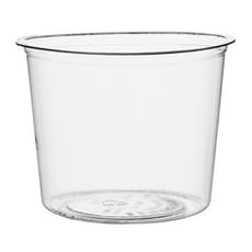 Tarrina PLA Transparente para Salsas 120ml Ø7,0cm (100 Uds)