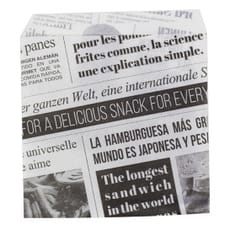 Bolsa Antigrasa Abierta 2L "News" 15x16cm (250 Uds)