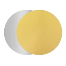 Disco de Cartón Oro y Plata 180 mm (100 Uds)