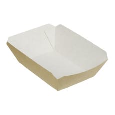 Barqueta 250ml Kraft 9,6x6,5x4,2cm (25 Uds)