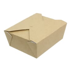 Caja Americana Kraft 15x12x6,5cm 1150ml (25 Uds)