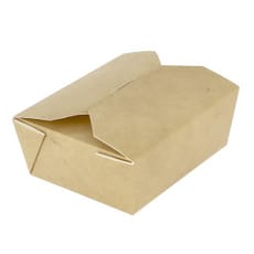 Caja Americana Kraft 10,7x8,65x4,5cm 400ml (50 Uds)