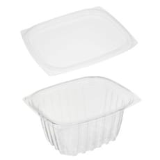 Envase Compostable PLA con Tapa 470ml (100 Uds)