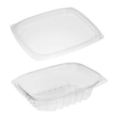 Envase Compostable PLA con Tapa 235ml (100 Uds)