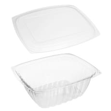 Envase Compostable PLA con Tapa 940ml (50 Uds)