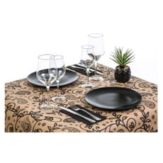 Mantel Papel Cortado 1x1m Kraft "Cachemir" 40g (400 Uds)