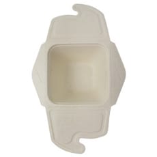Envase Box to Go Caña de Azúcar 13x13x7cm 500ml. (150 Uds)