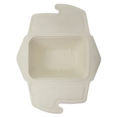 Envase Box to Go Caña de Azúcar 17x13x7cm 750ml. (100 Uds)