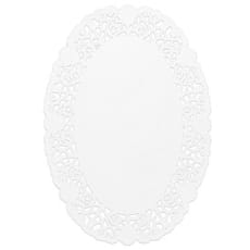 Rodal de Papel Calado Oval Blanco Litos 18x25cm (250 Uds)