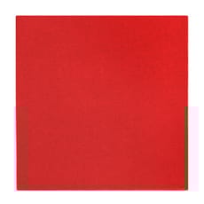 Servilleta de Papel Rojo 2C Punta-Punta 33x33cm (50 Uds)
