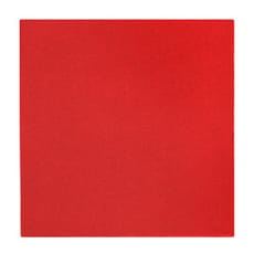 Servilleta de Papel Rojo 2C Punta-Punta 33x33cm (50 Uds)