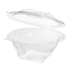 Bol Redondo Bisagra APET Transparente 500ml Ø156mm (50 Uds)