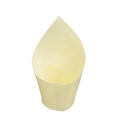 Cono de Madera Degustación 8cm (50 Uds)