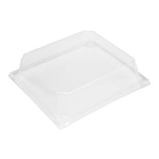 Tapa de Plástico PET para Envase 480ml 14,3x12,3cm (12 Uds)