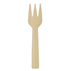 Tenedor de Bambú 9cm (50 Uds)