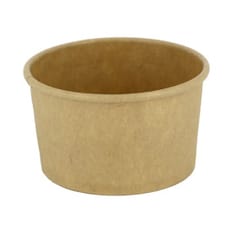 Tarrina Cartón Kraft para Salsas 50ml Ø6,3cm (50 Uds)